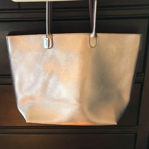 Rose gold tote